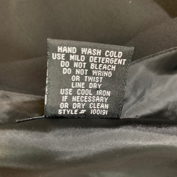 R&K ORIGINALS Lined Little Black Dress LBD sz 12 - Picture 12 of 16